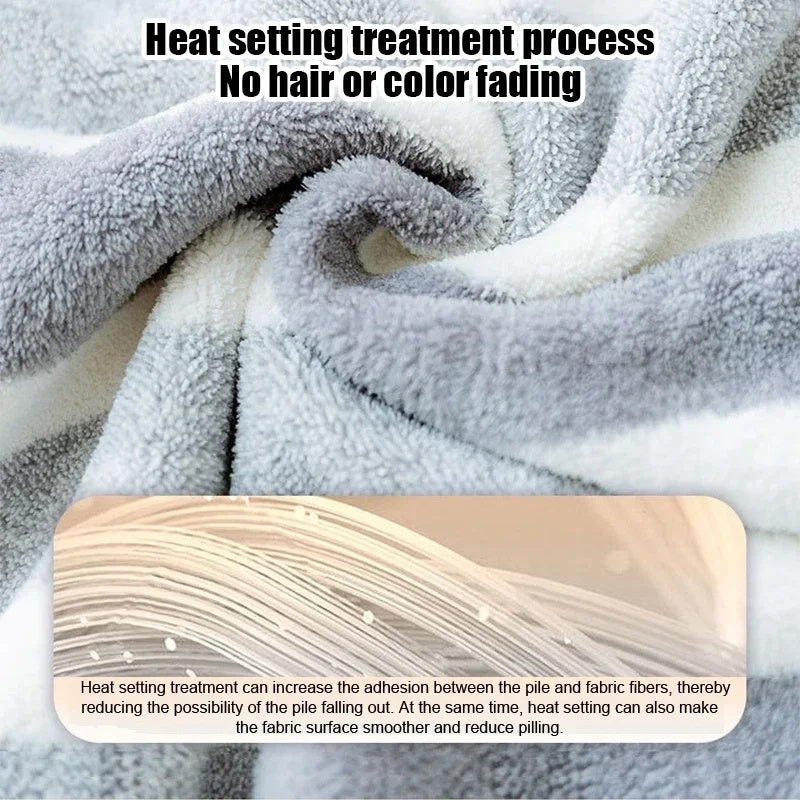 Oversized Dog Bathrobe Thickened Absorbent Quick-Dry 100%
