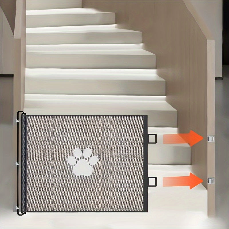Expandable Pet Gate – Adjustable, Portable & Easy to Install for Indoor/Outdoor Use