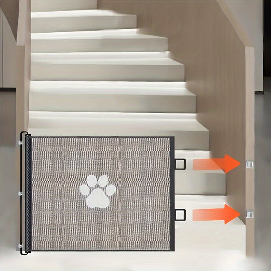 Expandable Pet Gate – Adjustable, Portable & Easy to Install for Indoor/Outdoor Use
