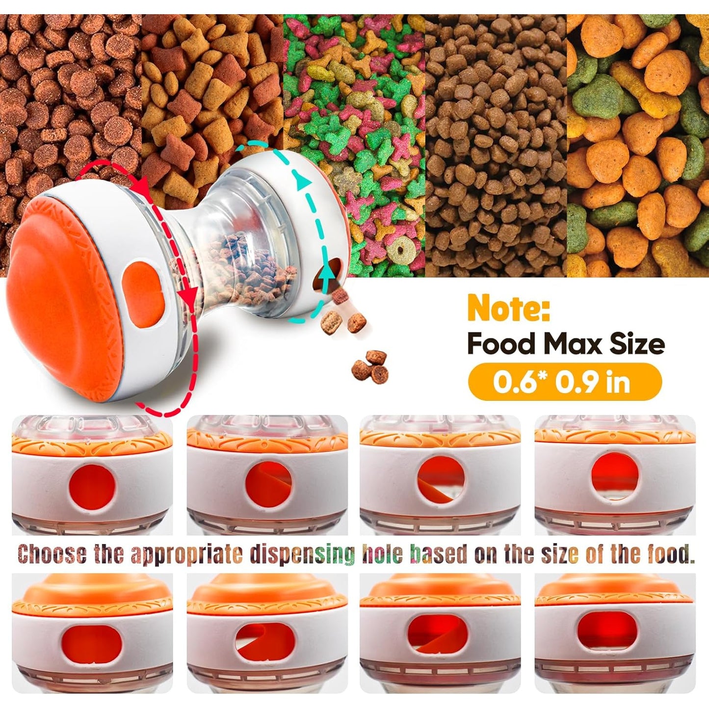 Interactive Treat Dispenser for Mental Stimulation for Dog Training